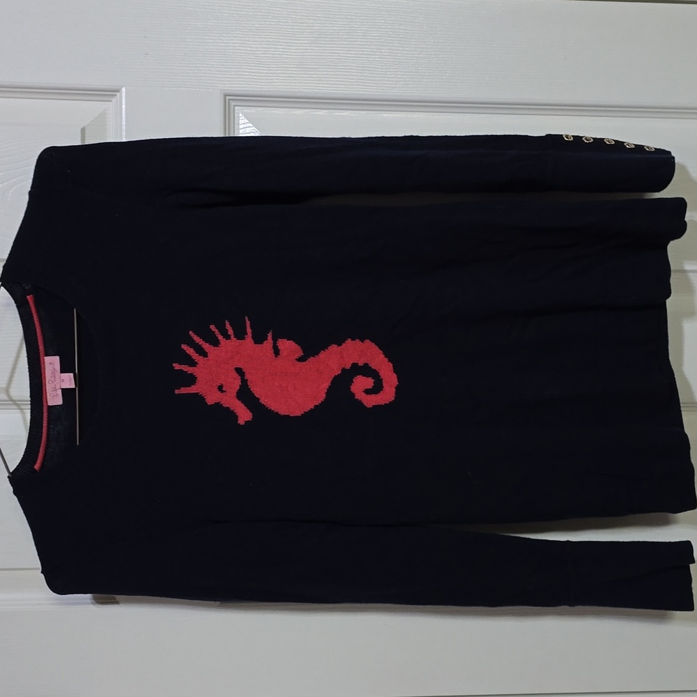 Lily Pulitzer sea horse sweater size M New without tags**